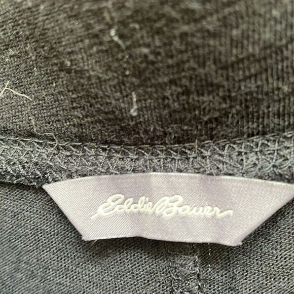 Eddie Bauer draw string black maxi skirt - Picture 3 of 5